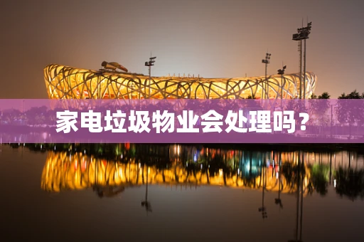 家电垃圾物业会处理吗？