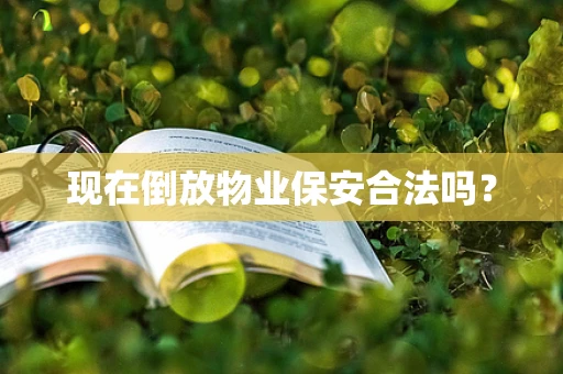 现在倒放物业保安合法吗？