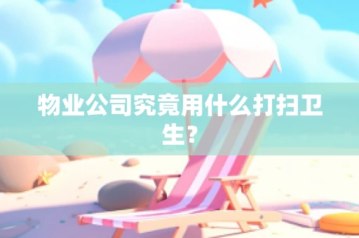 物业公司究竟用什么打扫卫生？