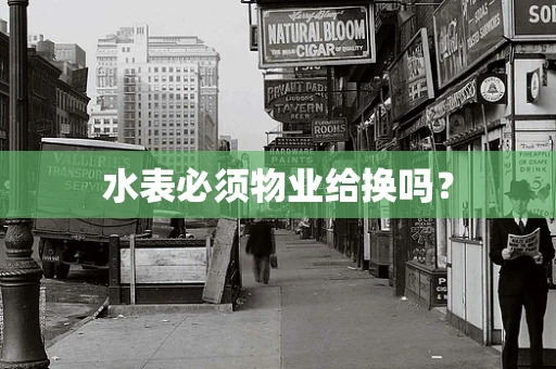 水表必须物业给换吗？