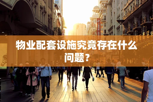 物业配套设施究竟存在什么问题？