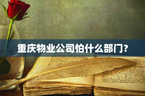 重庆物业公司怕什么部门？