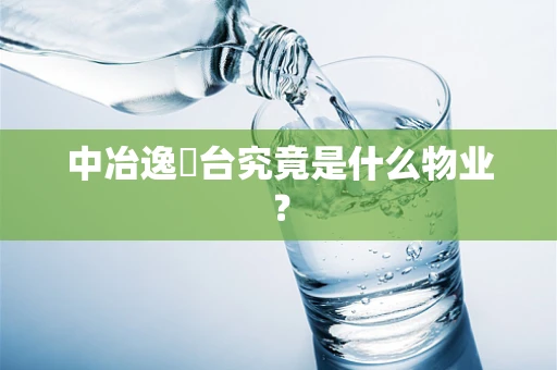 中冶逸璟台究竟是什么物业？