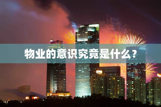 物业的意识究竟是什么？