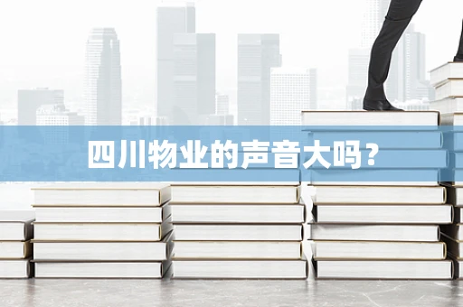 四川物业的声音大吗？
