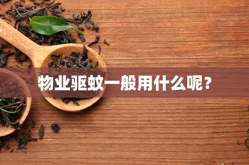 物业驱蚊一般用什么呢？