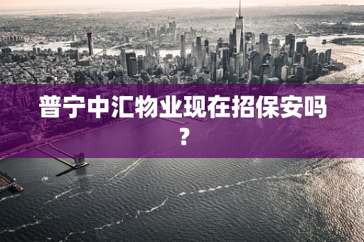 普宁中汇物业现在招保安吗？