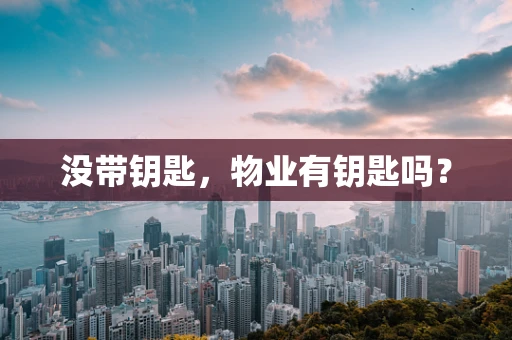 没带钥匙，物业有钥匙吗？