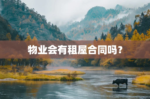 物业会有租屋合同吗？