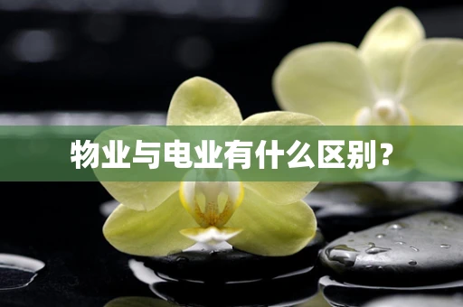 物业与电业有什么区别？
