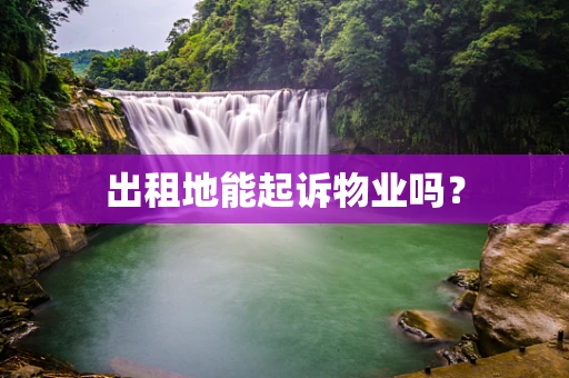 出租地能起诉物业吗？