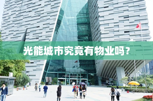 光能城市究竟有物业吗？