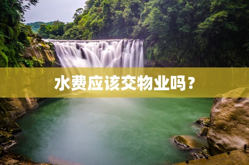 水费应该交物业吗？