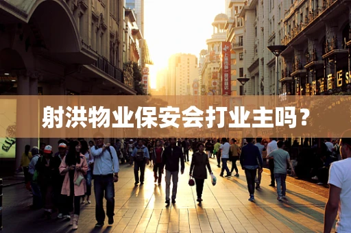 射洪物业保安会打业主吗？