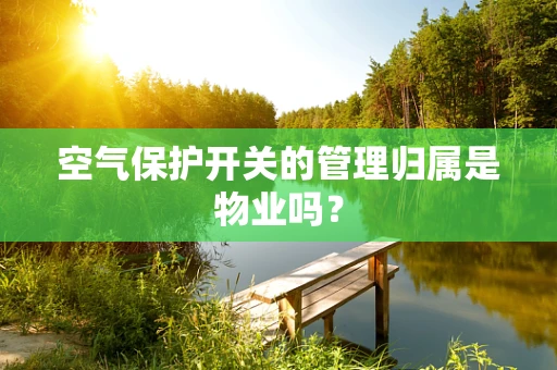 空气保护开关的管理归属是物业吗？