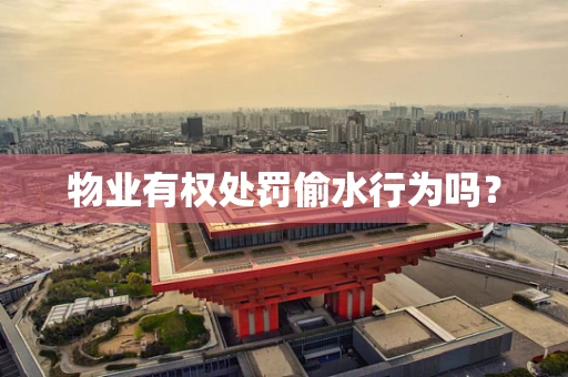 物业有权处罚偷水行为吗？