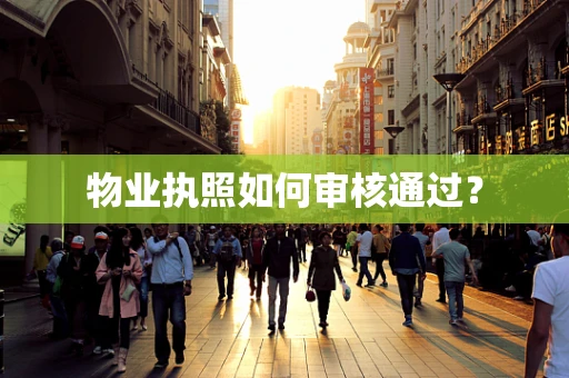 物业执照如何审核通过？