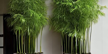 物业门口适合放一对什么植物？